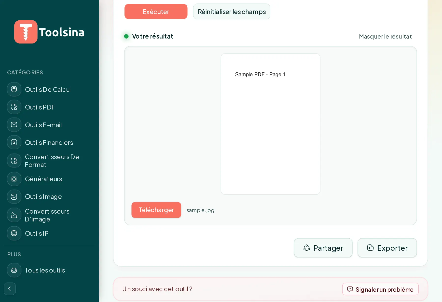 Lancez, puis téléchargez votre résultat — Comment convertir un PDF en JPG (gratuit, en ligne)